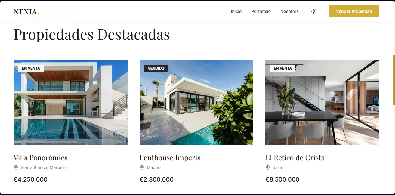 Demo Plantilla Inmobiliaria ByteForge